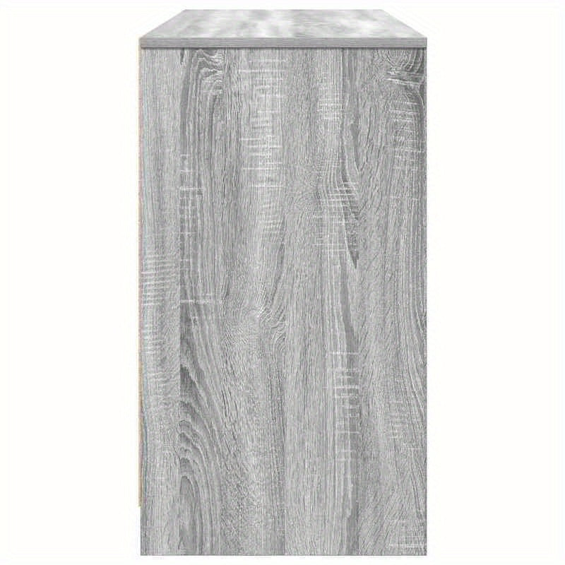 Desk Measuring 120X42X76 Cm Made of Gray Sonoma Particle Board, Composite Wood, Smooth, Moisture-Resistant, Warp-Resistant, Crack-Resistant; This Desk Is a Perfect Addition to Your Home, Office, Study, Bedroom, Or Living Room