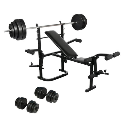 Verstelbare Halterset – Dumbbells – Gewichtheffen – Krachttraining – Fitnessset – Ijzeren Materiaal – Compact Inklapbaar Design