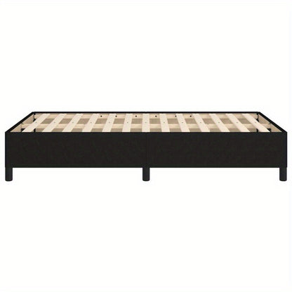 Bed frame without Mattress Black 120x200cm Tissue Practical, removable, suitable for all seasons