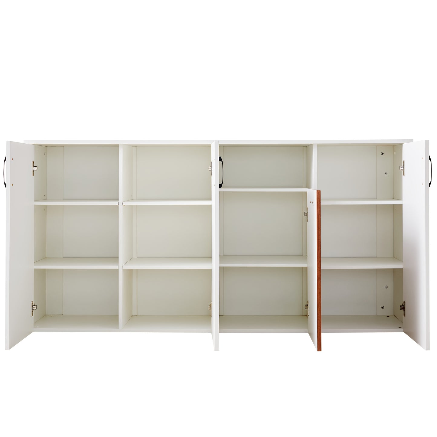 Kast – Opbergkast – Keukenkast – Dressoir – Kledingkast – Vrijstaande Kast – Wit – 160x40x80 cm – Ruime Opbergruimte – Meerdere Planken
