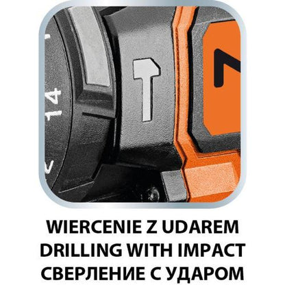 Brushless hammer drill/driver 100Nm Energy+, without battery