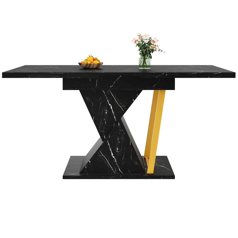 Uitklaptafel – Klaptafel – Eettafel – Uitschuiftafel – Inklapbare Tafel – Ruimtebesparend – Verstelbaar 110-140 cm – Modern Zonder Hout