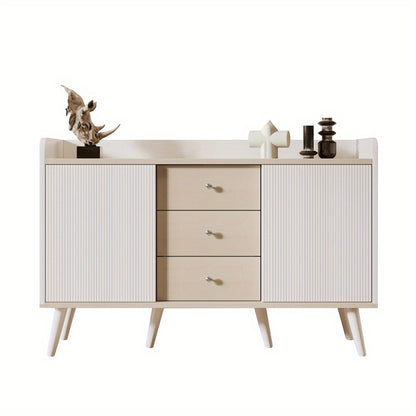 Dressoir – Ladekast – Opbergkast – Buffetkast – Kast – Modern – MDF Materiaal – 117,5 cm – Wit Houtlook