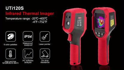 Thermal Camera – Warmtebeeldcamera – Infraroodcamera – Warmtemeter – Temperatuurmeter – 120x90 Resolutie – Temperatuurbereik -20°C tot 400°C