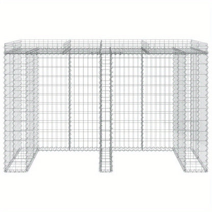 Afvalbak – Vuilnisbak – Prullenbak – Afvalcontainer – Afvalton – Gegalvaniseerd Staal – Weerbestendig & Groot Formaat 192x91x120 cm