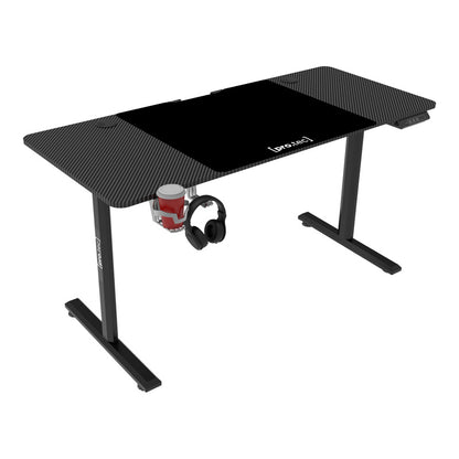 Hoogteverstelbaar Bureau – Zit-Sta Bureau – Verstelbaar Bureau – Elektrisch Bureau – Bureau voor Thuiswerken – 140x60 cm Werkblad – Stille Motor met Geheugenfunctie – Wit