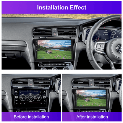 Android 15 Autoradio – Multimedia Systeem – GPS Navigatie – Car Stereo – Touchscreen Radio – 10 Inch Full HD – Draadloos CarPlay & Android Auto – AHD Achteruitrijcamera & 4GB RAM