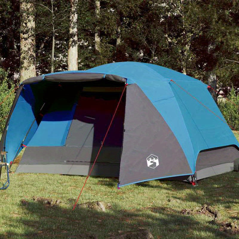Tent – Kampeertent – Pop-up Tent – Veranda Tent – Outdoor Tent – Lichtgewicht Glasvezel Frame – Waterafstotend Polyester – Blauw
