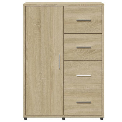 Sideboard – Dressoir – Opbergkast – Kast – Bruin Sonoma Eiken – Modern Design – Duurzaam Hout – 60x31x84 cm
