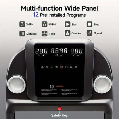 Loopband – Wandelband – Hardloopband – Walking Pad – Treadmill – Inklapbaar Ontwerp – 8% Hellingfunctie