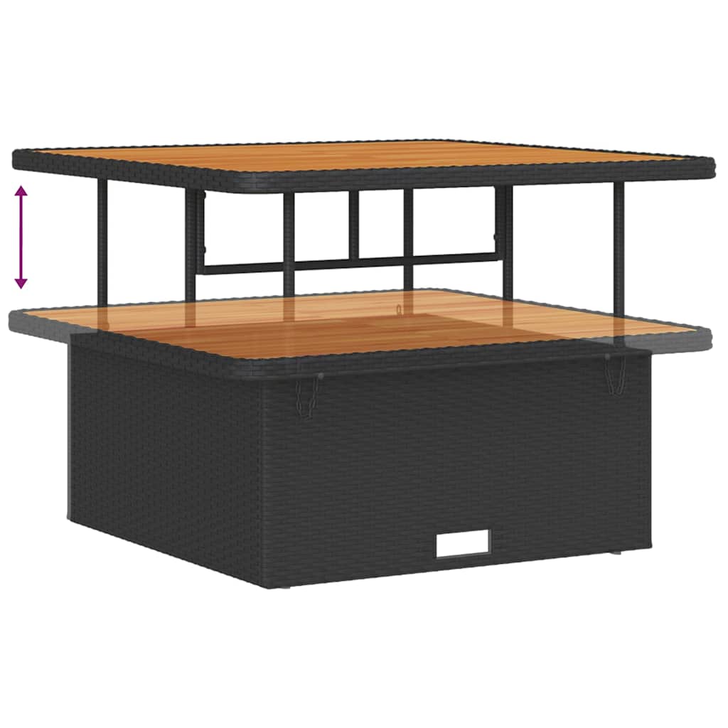 Tuinbank – Buitenbank – Loungeset – Tuinmeubel – Zithoek – Poly rattan – Modulair ontwerp – UV-bestendig materiaal