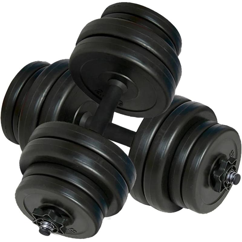Verstelbare Halterset – Dumbbells – Gewichtheffen – Krachttraining – Fitnessset – Ijzeren Materiaal – Compact Inklapbaar Design