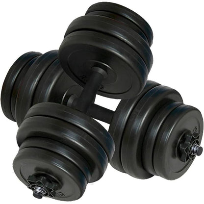 Verstelbare Halterset – Dumbbells – Gewichtheffen – Krachttraining – Fitnessset – Ijzeren Materiaal – Compact Inklapbaar Design