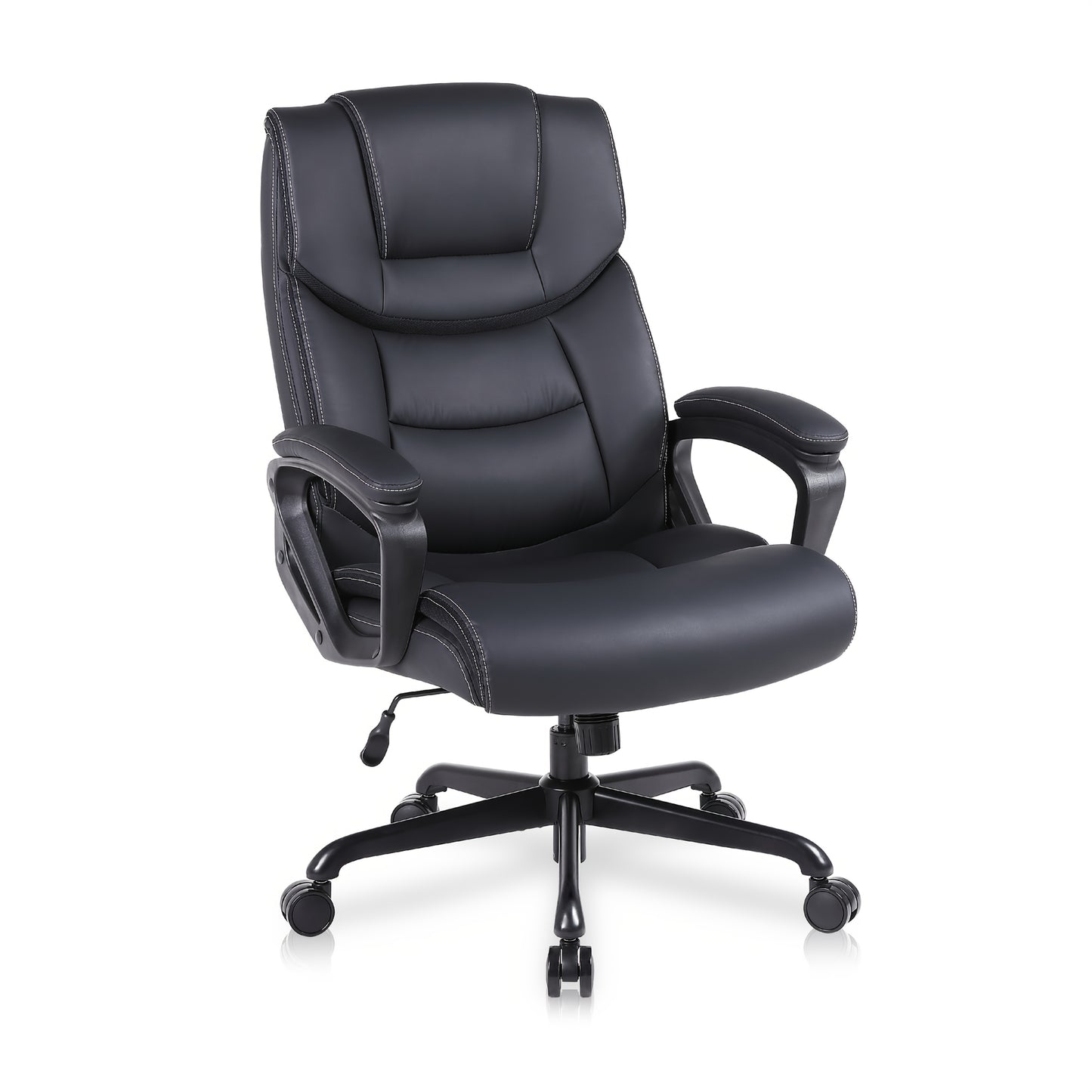 Bureaustoel – Ergonomische Stoel – Kantoorstoel – Office Chair – Draaistoel – Hoge Rugleuning – Memory Foam Zitting – Metalen Frame