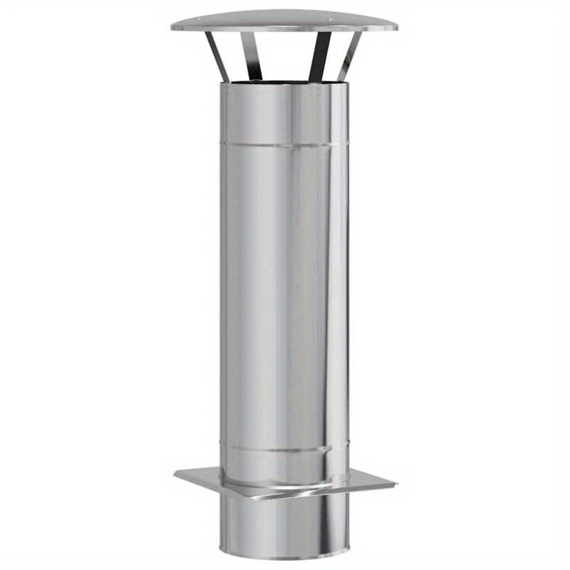 Haardhoutrek – Haardhout Rek – Brandhout Rek – Houtopslag – Haardhoutopslag – Roestvrij Staal – 35x35x82 cm – Hittebestendig – Asopvang – Modern Design – Binnen en Buiten