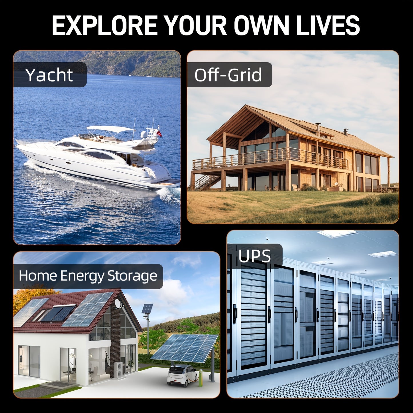 12V LiFePO4 Batterij – Lithium Accu – Camper Accu – Boot Accu – Zonne-energie Accu – 100Ah – BMS Bescherming – 6000+ Diepcycli Levensduur