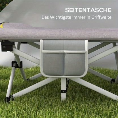 Opvouwbaar Campingbed – Campingslaapbed – Logeerbed – Reisslaapbed – Veldbed – Draagbaar – 200x65x42 cm – 200 kg Draagvermogen – Oxford Stof Waterproof