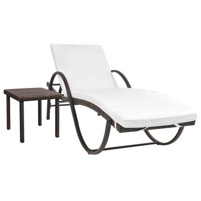 Lounge Set – Tuinligstoel – Buitenmeubel – Lounge Stoel – PE-Rattan – Gepoedercoat Staal – Afneembare Kussens
