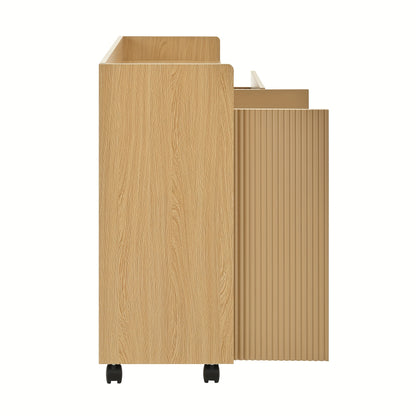 Schoenenkast – Schoenenrek – Schoenenopberger – Schoenenbankje – Schoenenkastje – Mobiel op wieltjes – Verstelbare planken – Met zachte sluiting – Stevig metalen frame – Ruimtebesparend design – Arched top – Wit/Zwart/Beige/Grijs