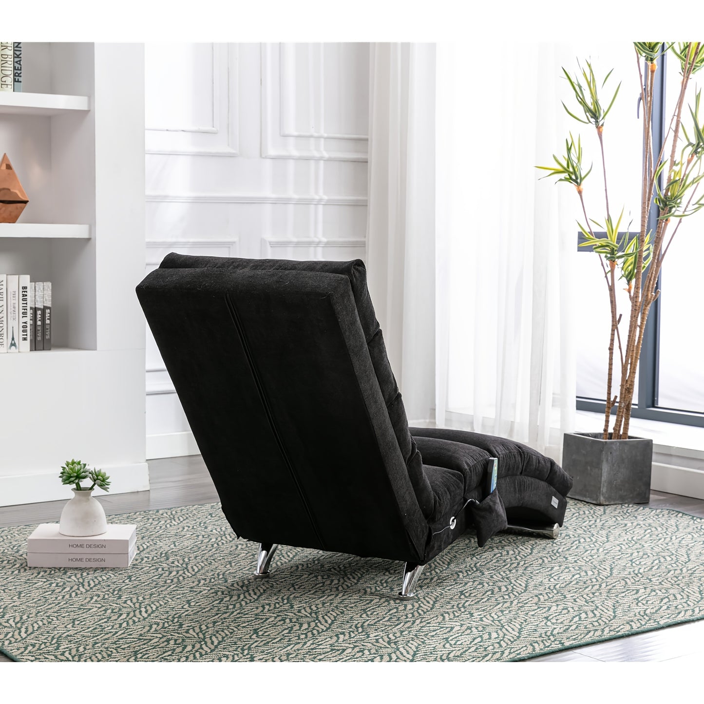 Extra-Grote Verstelbare Sofa Bed – Slaapbank – Zitzak – Loungebank – Slaapstoel – Lichtgrijs – Ruim Formaat – Duurzaam Houtmateriaal