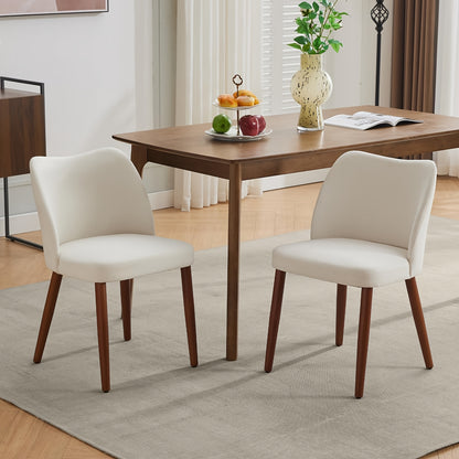 Eetkamerstoel – Stoel – Kuipstoel – Draaistoel – Keukenstoel – Mid Century Design – Ergonomische Stevige Rugleuning – Set Van 2 Groen