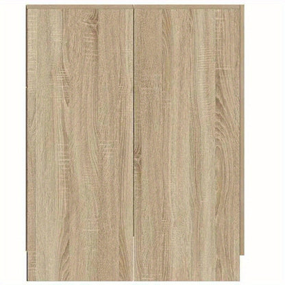 Wasmachine Kast – Wasmachine Ombouwmeubel – Drogerkast – Opbergkast – Werkblad Wasruimte – Sonoma Eiken Kleur – Stevig & Duurzaam – Ruimtebesparend Design