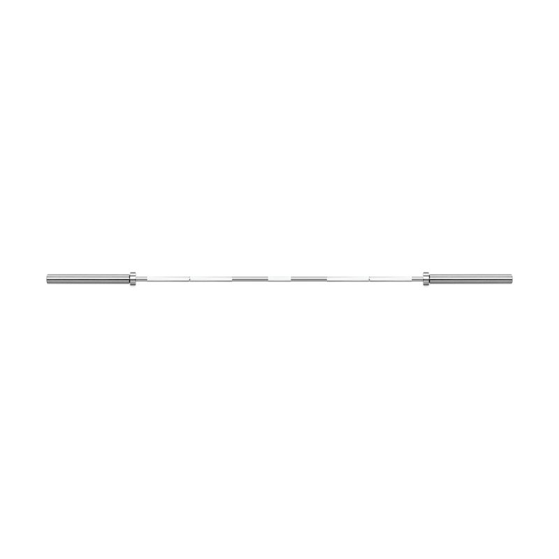Olympische Halterstang – Olympische Barbell – Gewichthefstang – Krachtstang – Barbell Stang – 220 cm Lengte – 20 kg Gewicht – Chroomgeplateerd Staal – Draaggewicht 310 kg