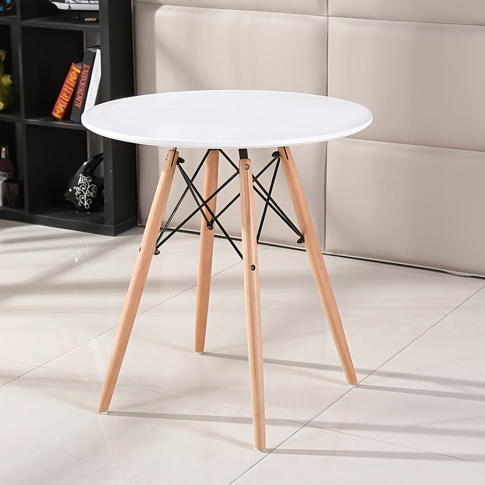 Ronde Tafel – Eettafel – Bistrotafel – Horecatafel – Cafétafel – 70 cm Diameter – Robuust Metalen Onderstel – Gemakkelijk Schoon Te Maken