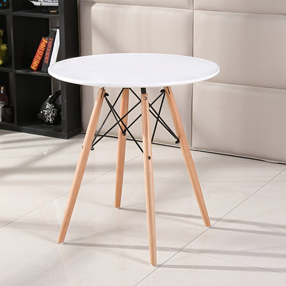 Ronde Tafel – Eettafel – Bistrotafel – Horecatafel – Cafétafel – 70 cm Diameter – Robuust Metalen Onderstel – Gemakkelijk Schoon Te Maken