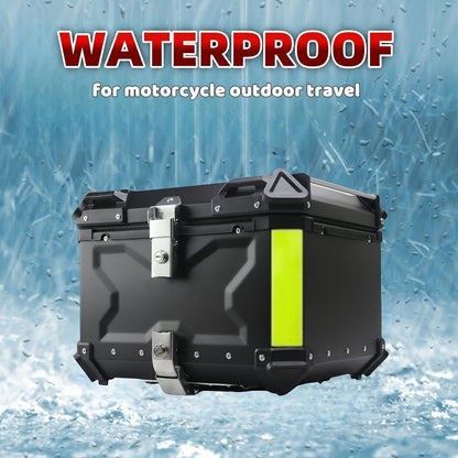 Motorhelm Opbergbox – Motor Koffer – Topkoffer – Helm Case – Bagagebox – 65L Aluminium – Waterdicht & Schokbestendig