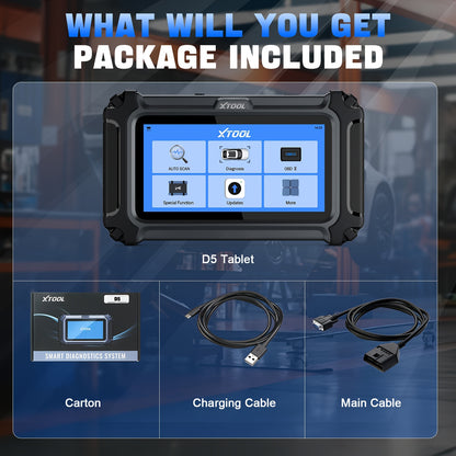 OBD2 Scanner – Diagnoseapparaat – Uitleesapparaat – Auto Scanner – Auto Diagnostiek – 5 Kernsystemen Diagnostiek – Groot 5,45 Inch Touchscreen
