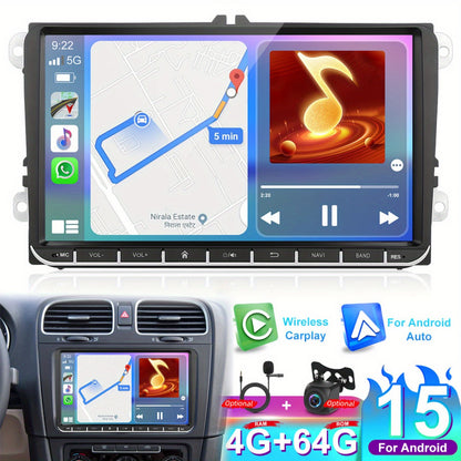 Autoradio – Auto Radio – Car Stereo – Multimedia Speler – 9 Inch HD Touchscreen – Android 15 – 4GB RAM & 64GB Opslag