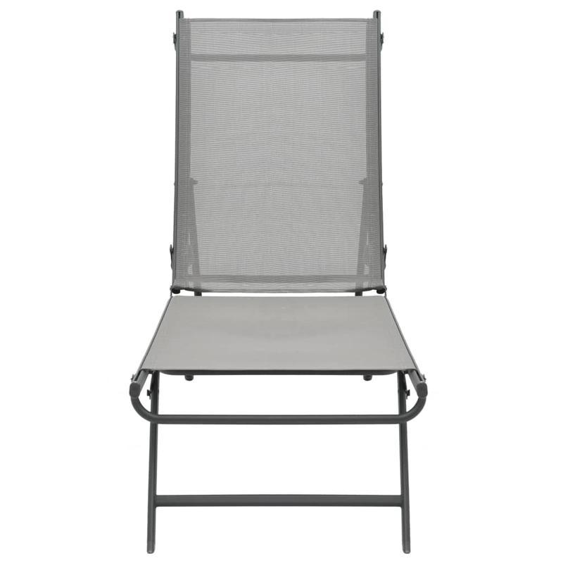 Terrasstoel – Tuinstoel – Buitenstoel – Campingstoel – Strandstoel – Stalen Frame – Ergonomisch & Lichtgewicht 2-Pack