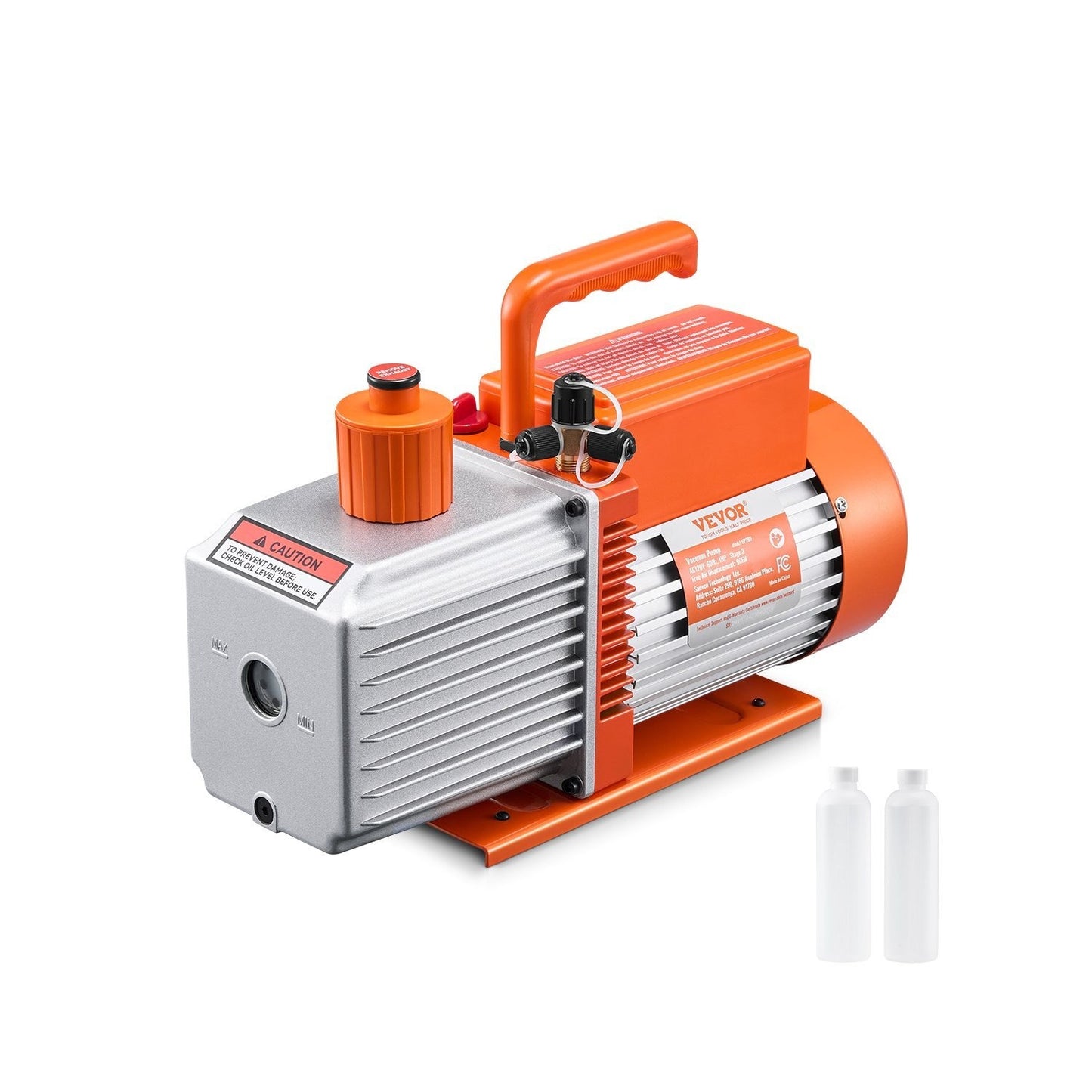 Vacuümpomp – Vacuümmachine – Airconditioningpomp – Koelvacuümpomp – 9 CFM Capaciteit – 2-Traps Motor Met Olievenster