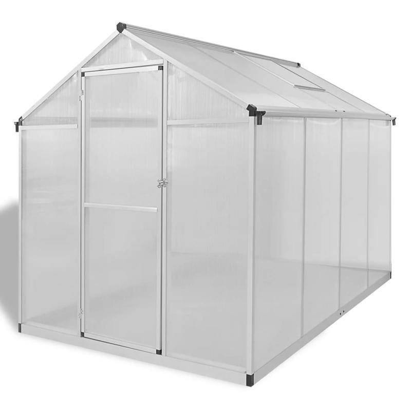 Kweekkas – Tuinkas – Broeikas – Plantenkas – Serre – Aluminium Frame – 4,6 m² Groeiruimte – Duurzaam Weerbestendig – Transparante Panelen – Verstelbare Ventilatie & Deuren
