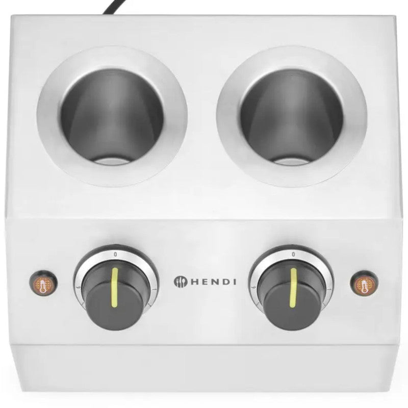 Electric Sauce Bottle Warmer, Double, 2 Zones, 2X 650 Ml, 200 W - QUORE