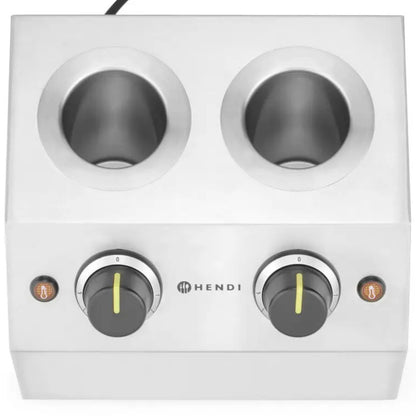 Electric Sauce Bottle Warmer, Double, 2 Zones, 2X 650 Ml, 200 W - QUORE