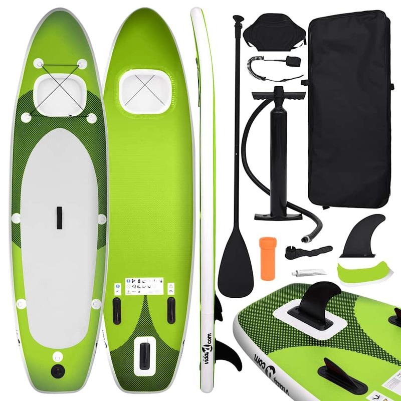 Opblaasbare SUP-Board – Stand-Up Paddleboard – Peddelboard – Inflatable Board – Blijvend PVC Materiaal – 330 Cm Lang – Inclusief Compleet Accessoirepakket