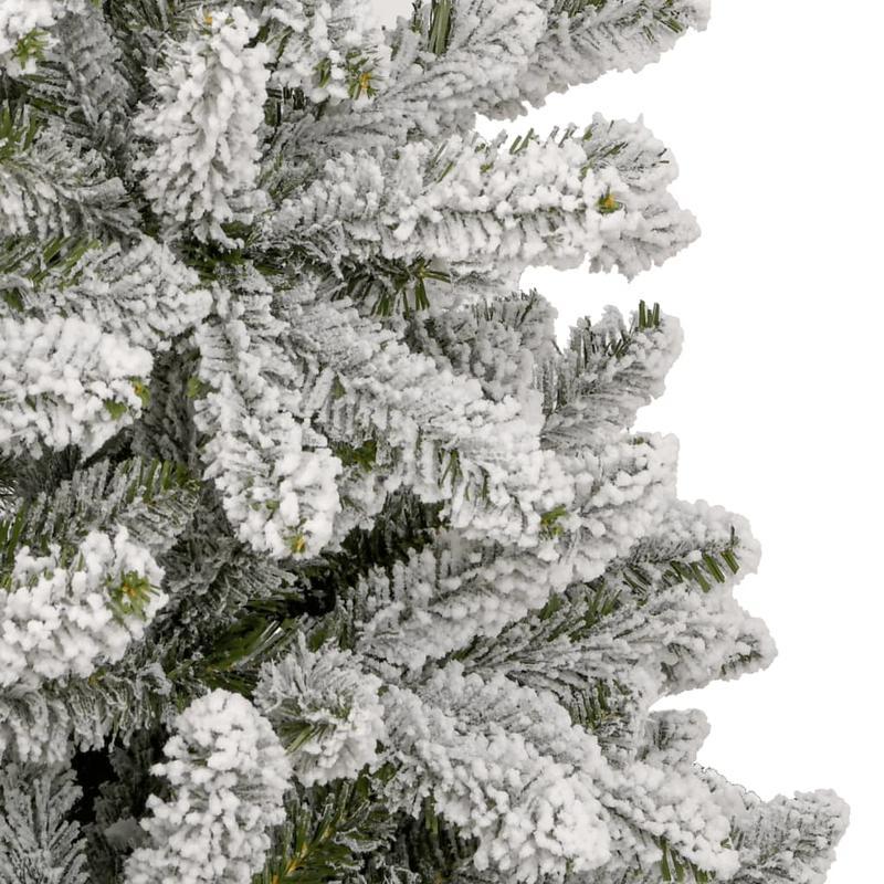 Kerstboom – Kunstkerstboom – Schoonheidsboom – Sneeuwboom – Houtachtige Boom – 210 cm Hoog – Opvouwbaar Met PE/PVC Mix En Sneeuwlook