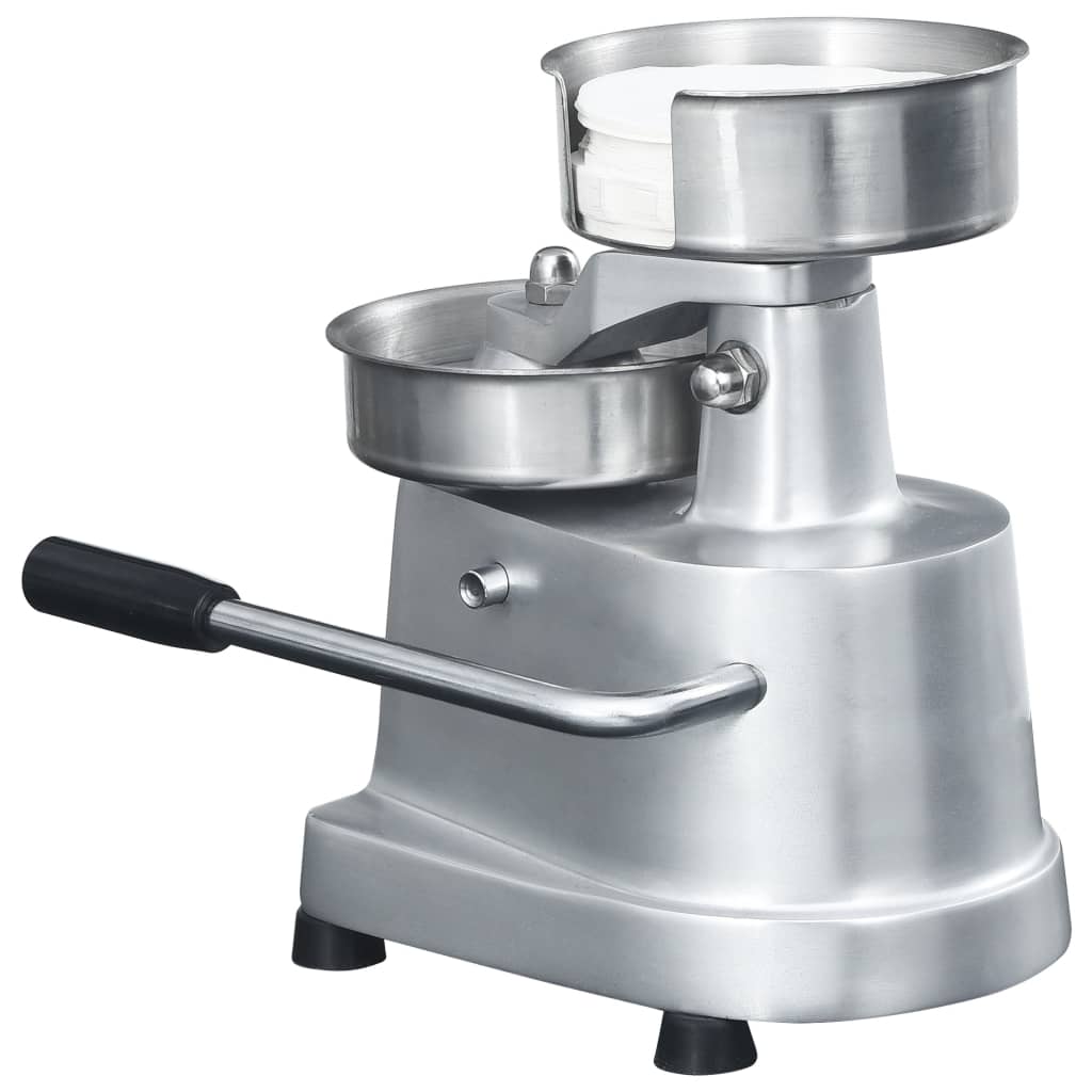 Hamburgerpers – Burgermaker – Hamburgermaker – Burgerpersmachine – Hamburgervormer – 130 mm Diameter – Aluminium Behuizing – RVS Voedselveilige Delen