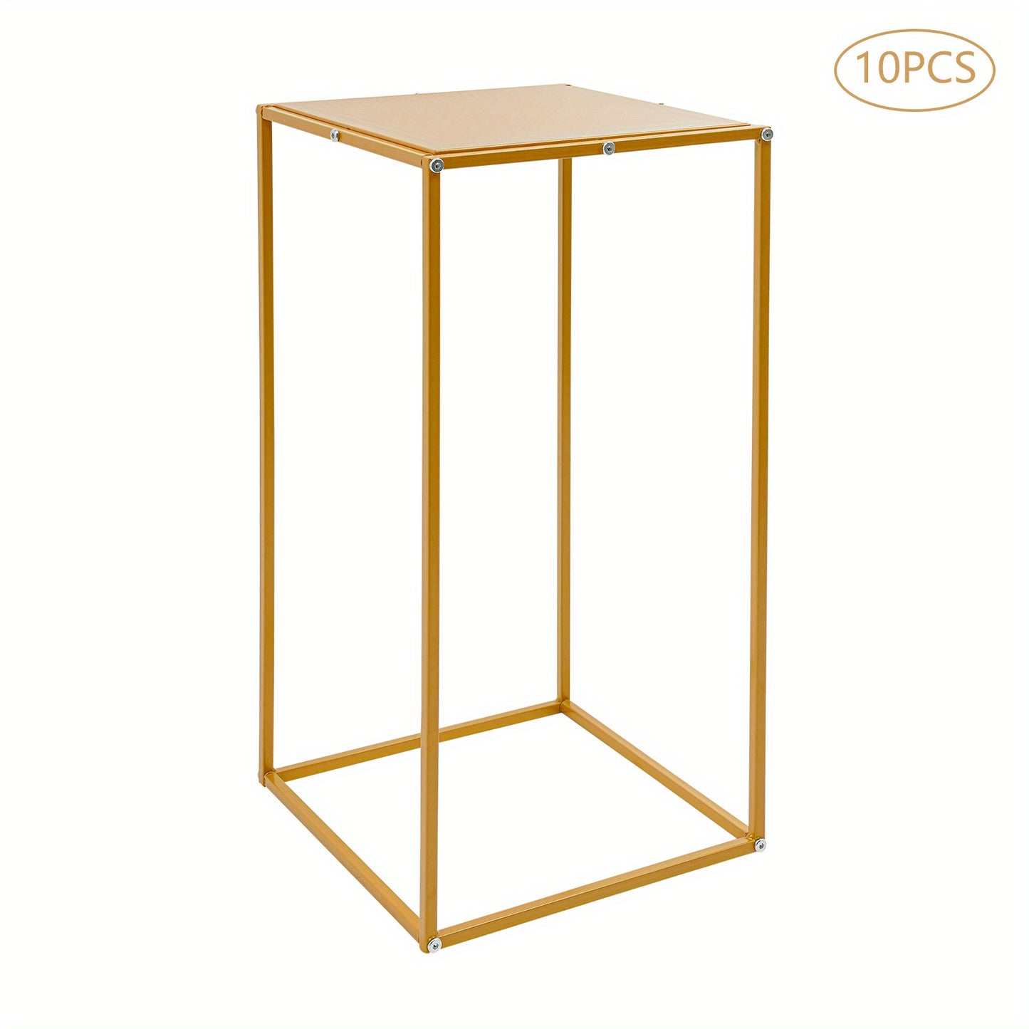 Wedding Flower Stand, Geometric Metal Flower Stand, Rectangle Flower Holder, Venue Decoration Setup, Tabletop Flower Arrangement, Rectangle Vase Stand, Rectangular Metal Frame, Heavy-Duty Stand, Rust-Resistant Metal