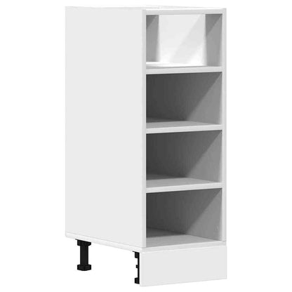Keukenkastje – Keukenonderkast – Opbergkast – Keukenmeubel – Buffetkast – Compact Formaat – Verstelbare Planken – Wit Kunststof