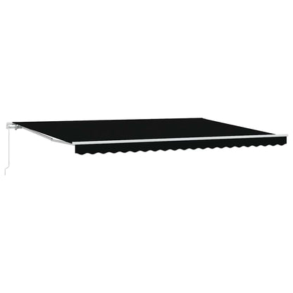 Zonnescherm – Uitschuifbare Zonwering – Balkon Zonwering – Terrasluifel – Buitenluifel – Waterafstotend Polyester – UV-Bescherming – Zwart