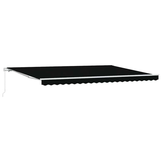 Zonnescherm – Uitschuifbare Zonwering – Balkon Zonwering – Terrasluifel – Buitenluifel – Waterafstotend Polyester – UV-Bescherming – Zwart