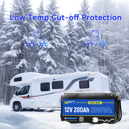 Accu – Lithium Batterij – Scooter Accu – Camper Accu – Zonnepaneel Batterij – 2x 12V 100Ah – 100A BMS & 15.000 Cyclus Levensduur