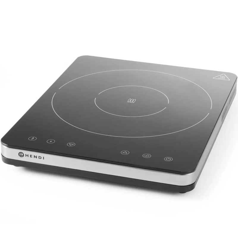 Inductiekookplaat – Inductieplaat – Elektrische Kookplaat – Vrijstaande Kookplaat – Inbouw Kookplaat – 2000W Vermogen – RVS Behuizing & Keramisch Glas