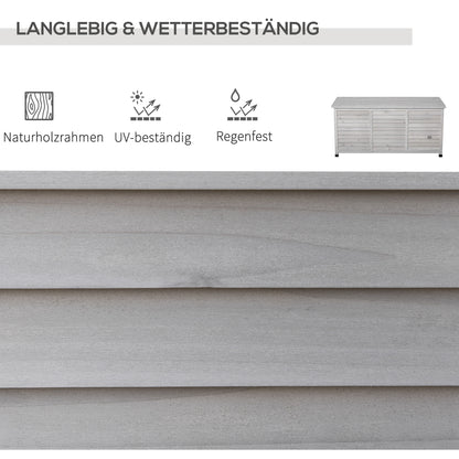 Tuinbox – Kussenbox – Opbergbox – Tuinkist – Tuinopbergkast – Weerbestendig – Stevig Vurenhout – Flip-Top Deksel – Waterdichte Coating – Antislip Voeten
