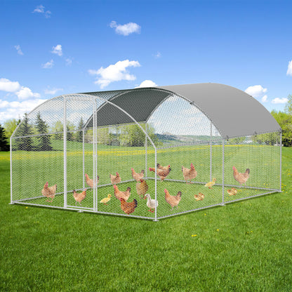 Tuinhuis – Motorfiets Schuur – Fietsenhok – Buitenshuis Opslag – Tijdelijke Opslagschuur – 241x244x217 cm – Waterdicht en UV-bestendig – Gegalvaniseerd Stalen Frame