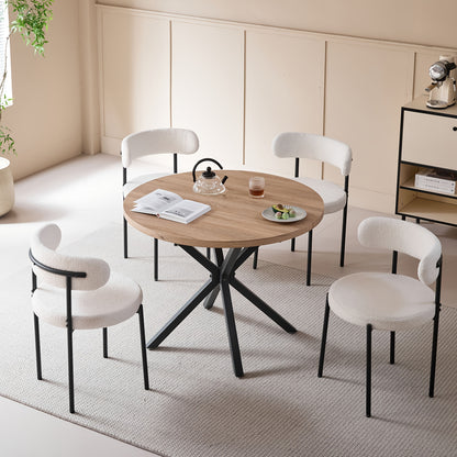 Eetkamerstoelen – Stoelen – Kitchen Chairs – Bistro Stoelen – Moderne Stoelen – Mid-Century Design – Velvet Bekleding – Robuust Metalen Frame – Set van 4 – Grijs
