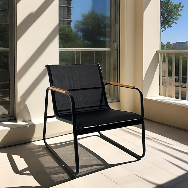 Balkonset – Balkonmeubelset – Bistroset – Tuinset – Loungeset – Weerbestendig – Stalen Frame Met Glazen Tafelblad